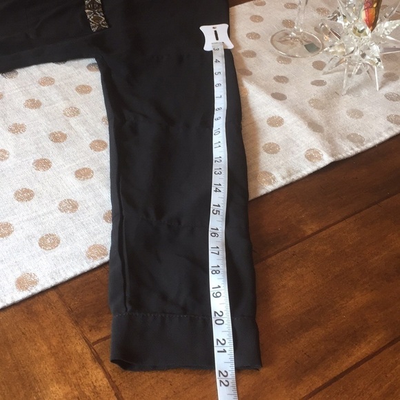 𝅺MOONLIGHT Sheer Top With Beaded Pockets - Picture 5 of 8